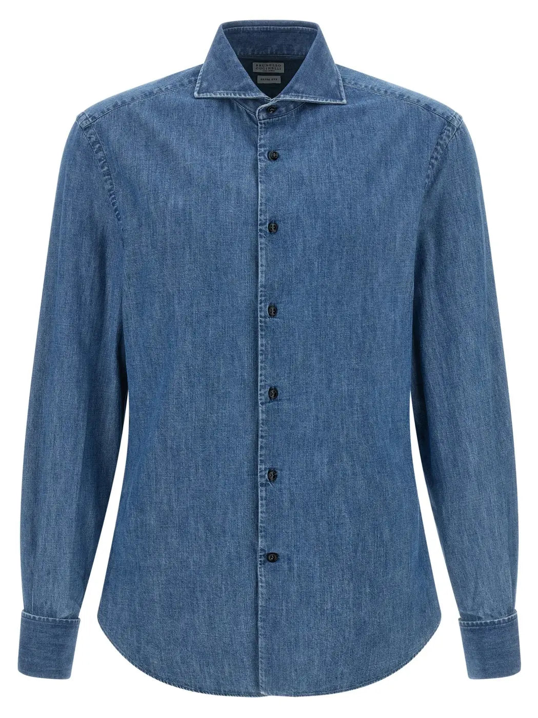 Brunello Cucinelli Blue Cotton Blouse