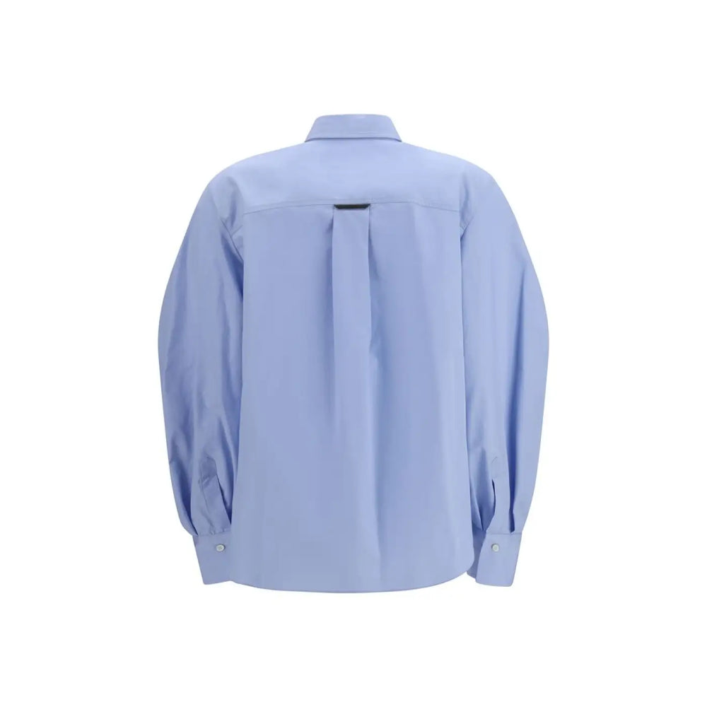 Brunello Cucinelli Blue Cotton Blouse