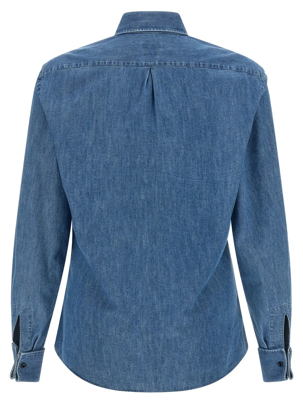 Brunello Cucinelli Blue Cotton Blouse