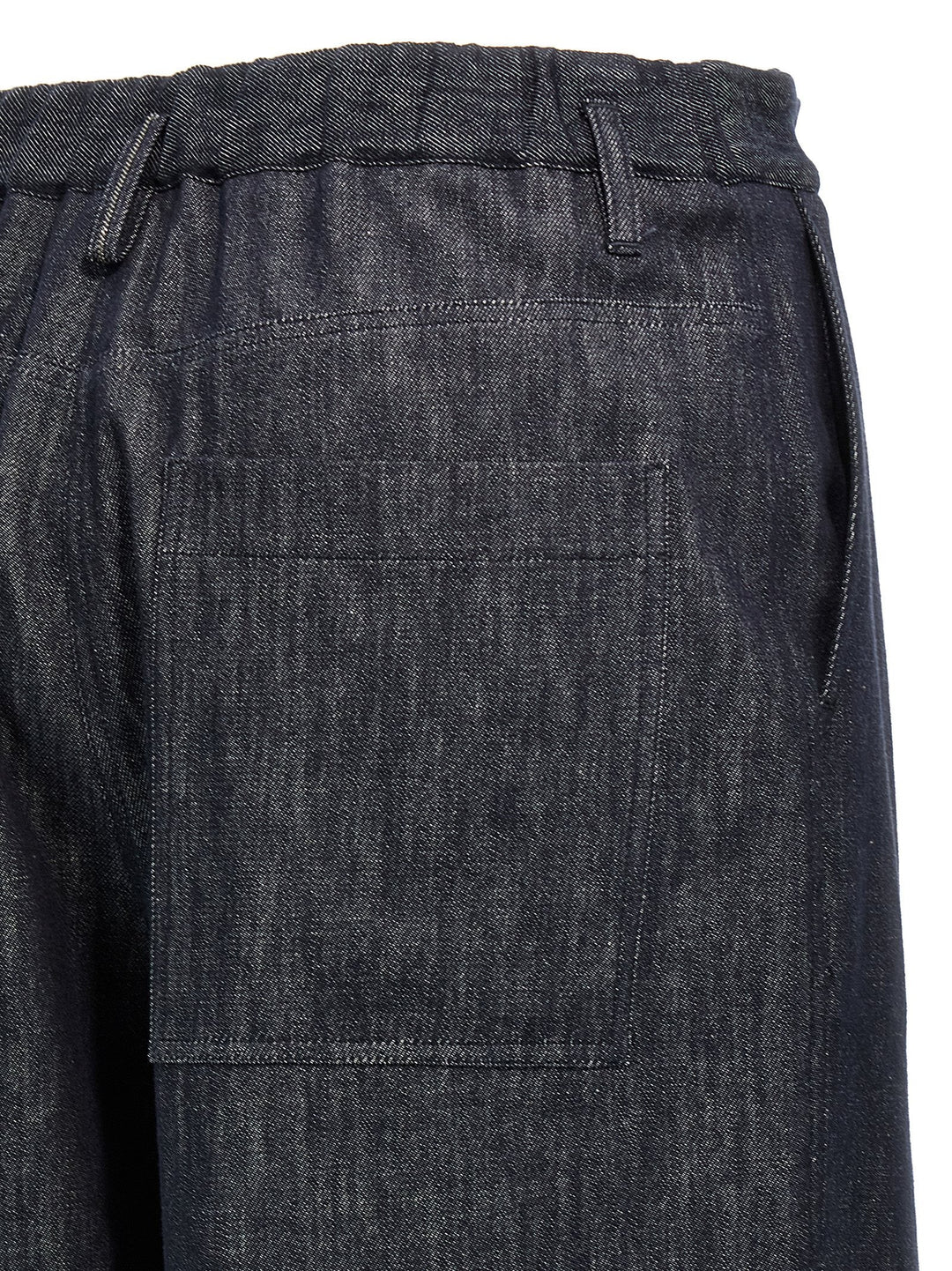 Brunello Cucinelli Blue Cotton Casual Pants
