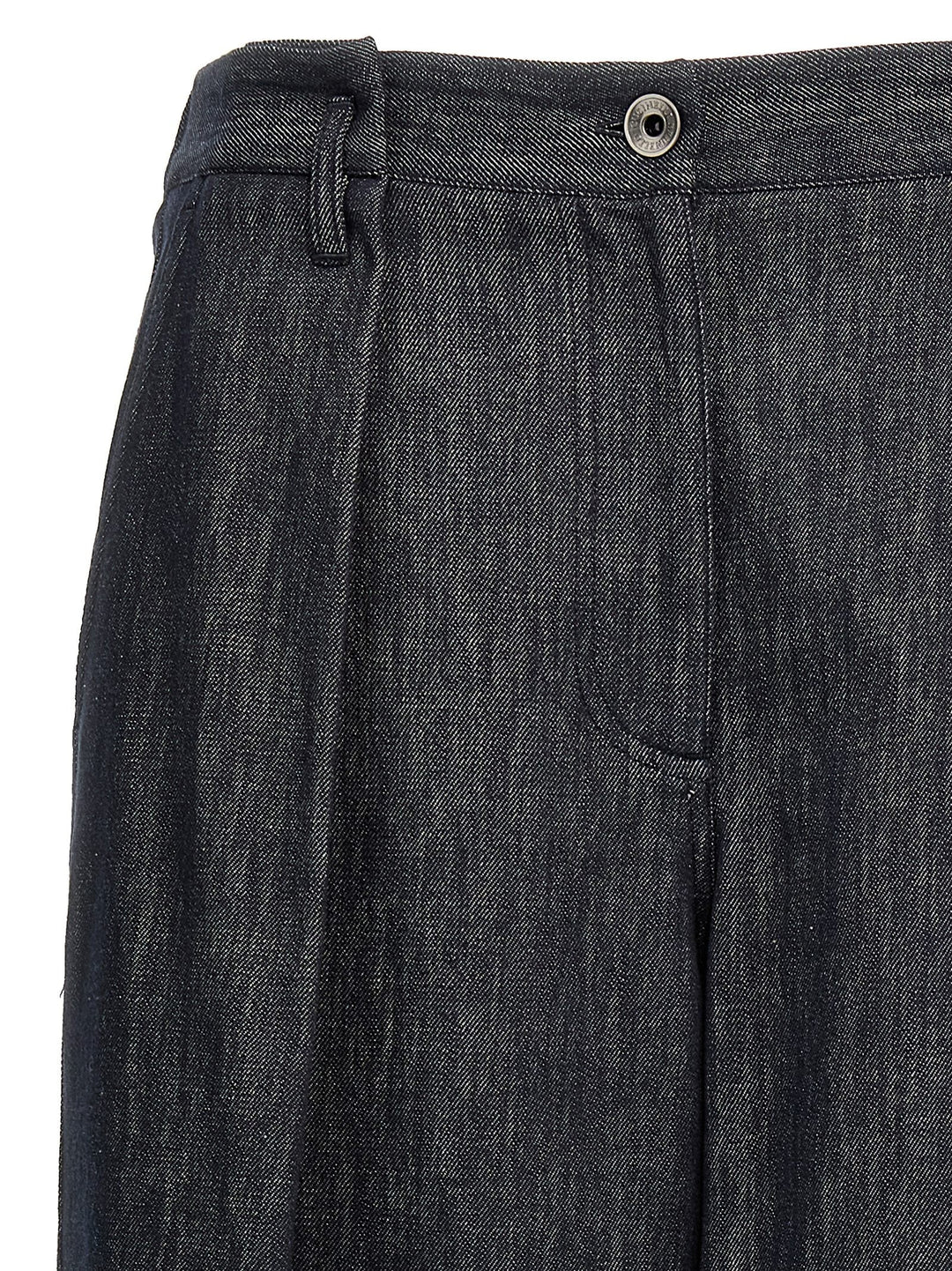 Brunello Cucinelli Blue Cotton Casual Pants