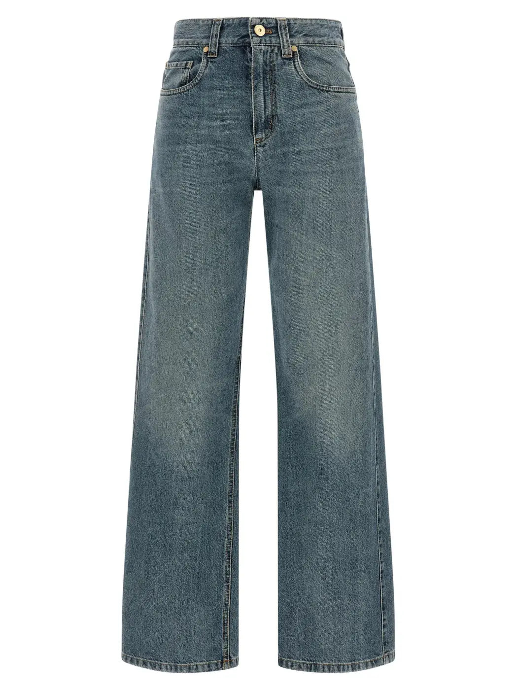 Brunello Cucinelli Blue Cotton Jeans Denim