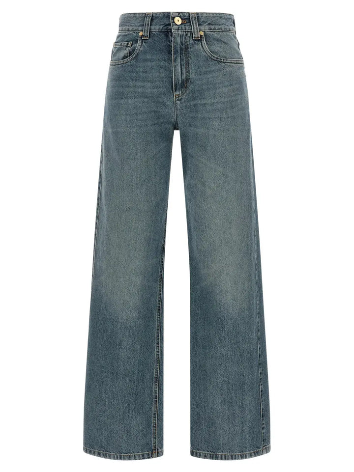 Brunello Cucinelli Blue Cotton Jeans Denim