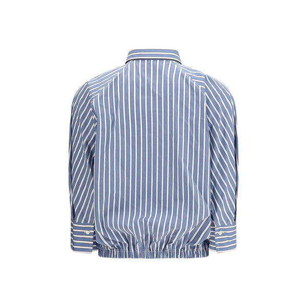 Brunello Cucinelli Shirts - Blue Cotton Shirt