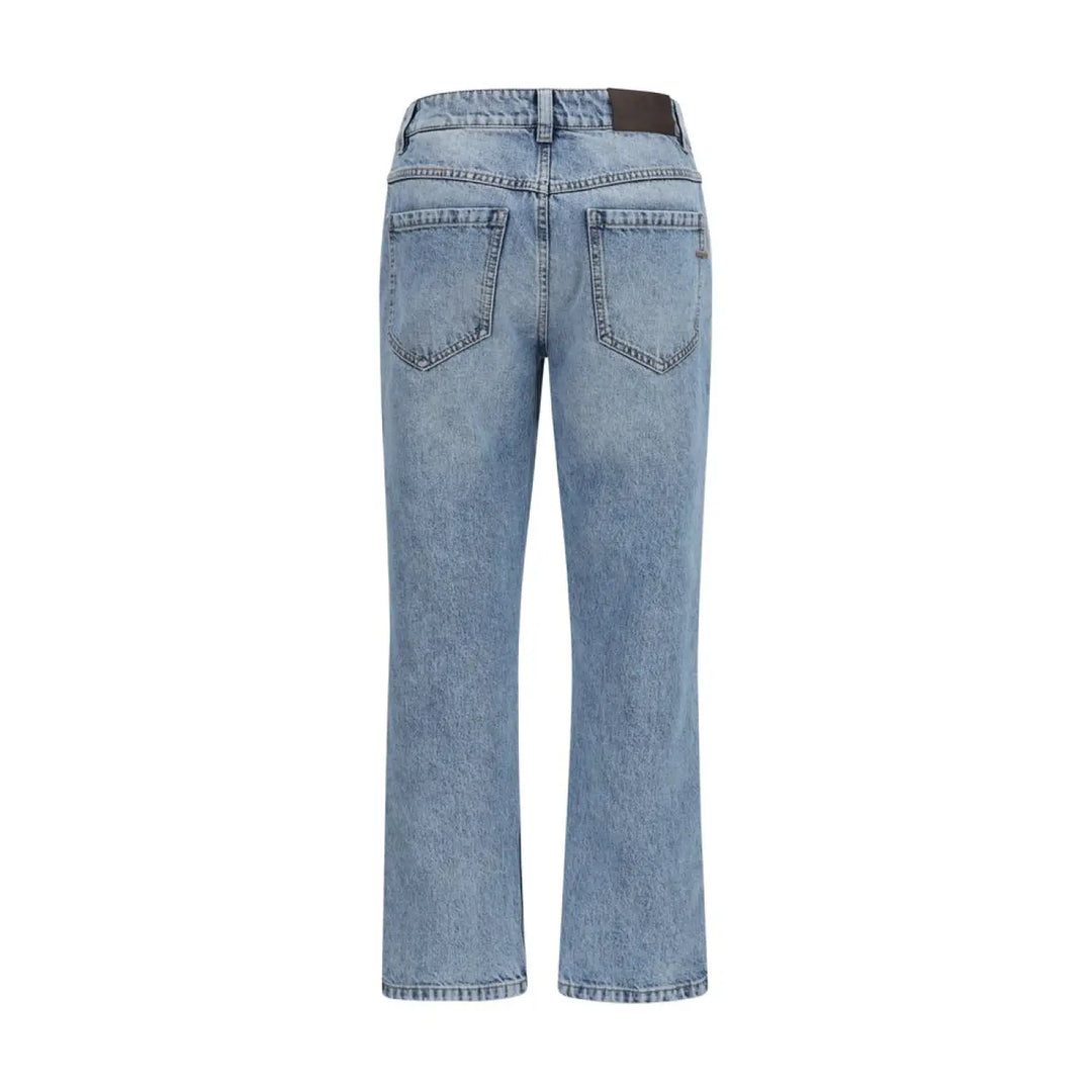 Brunello Cucinelli Blue Cotton Straight-Leg Jeans