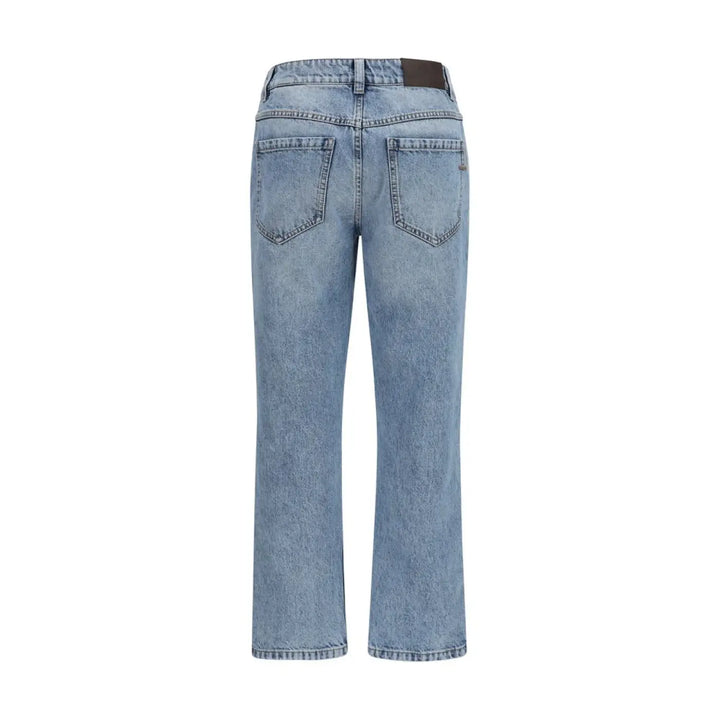 Brunello Cucinelli Blue Cotton Straight-Leg Jeans