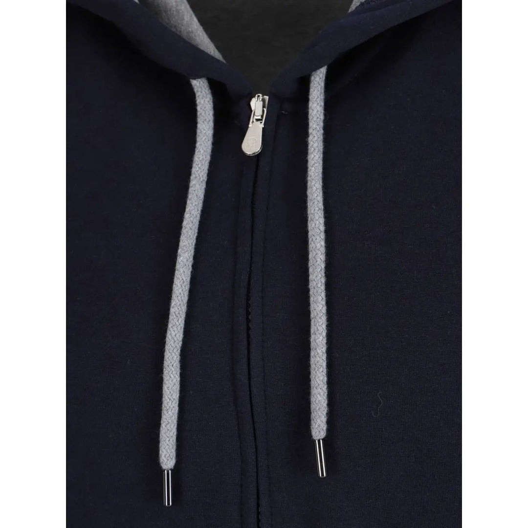 Brunello Cucinelli Blue Cotton Sweatshirt