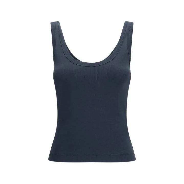 Brunello Cucinelli Blue Cotton T-Shirt