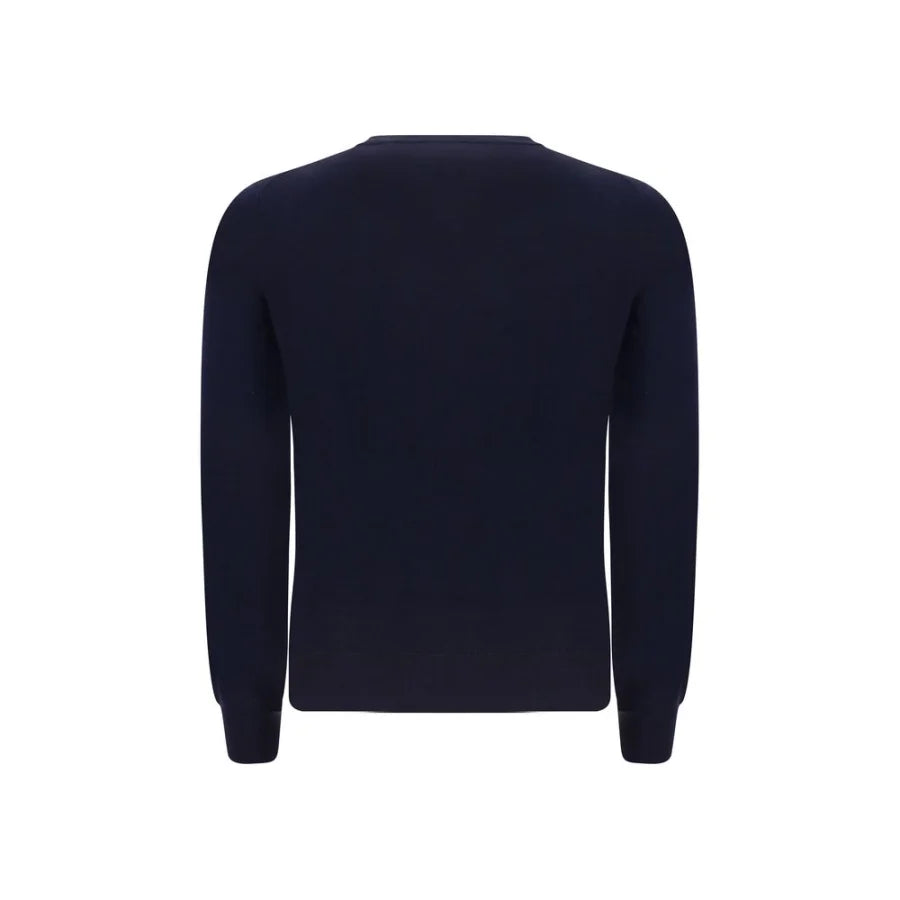 Brunello Cucinelli Blue Fleece Wool Sweatshirt