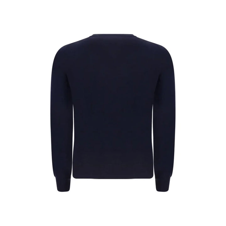 Brunello Cucinelli Blue Fleece Wool Sweatshirt