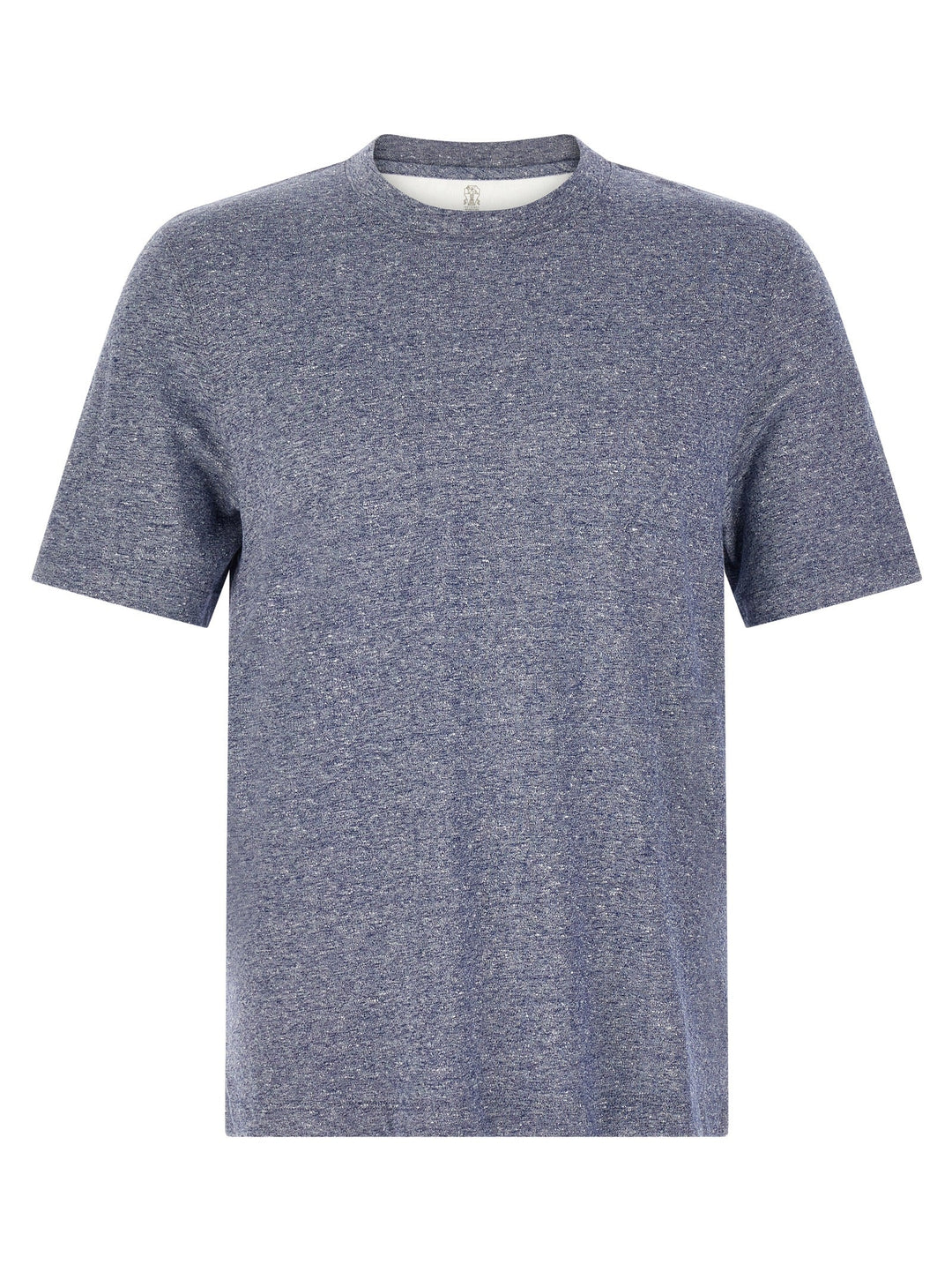 Brunello Cucinelli Blue Linen T-shirt