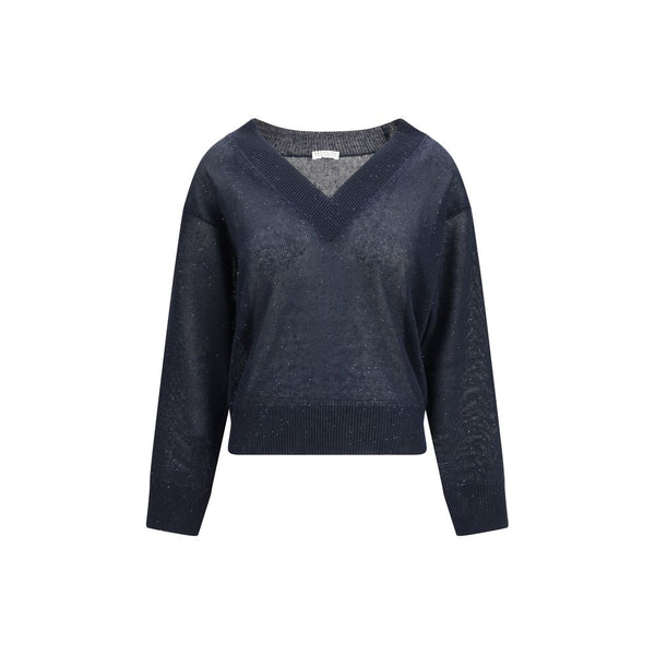 Brunello Cucinelli - Blue Linen T-Shirt