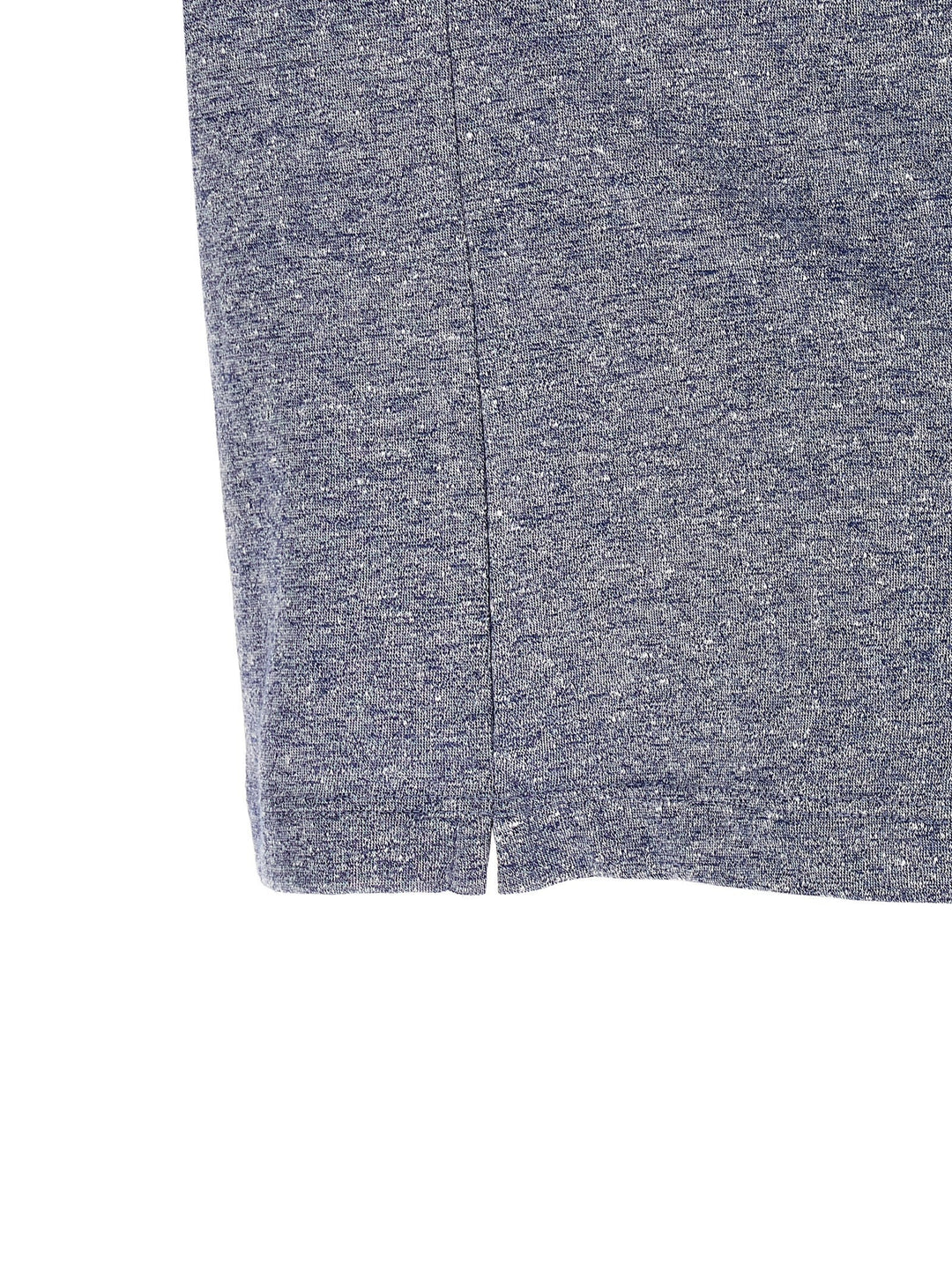 Brunello Cucinelli Blue Linen T-shirt