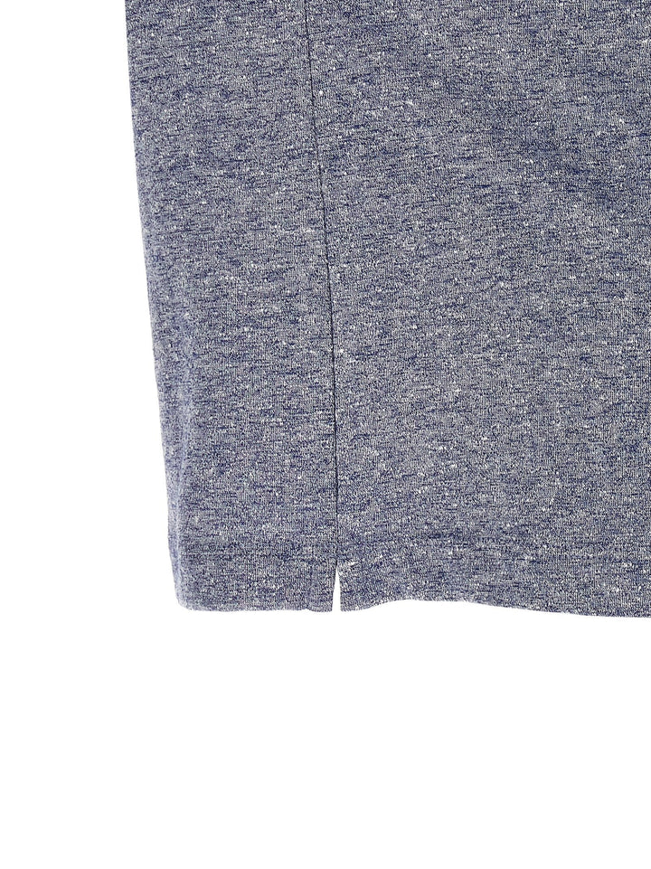 Brunello Cucinelli Blue Linen T-shirt
