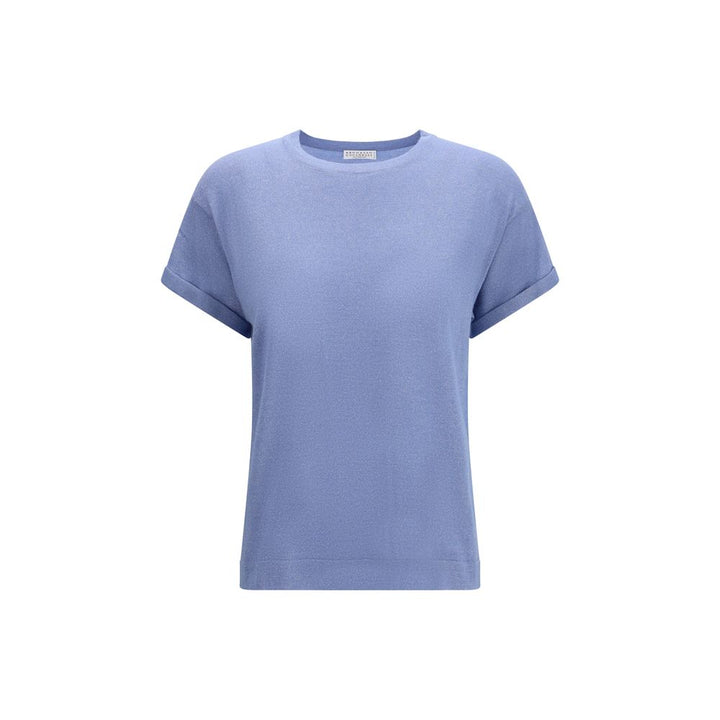 Brunello Cucinelli - Blue Nylon T-Shirt