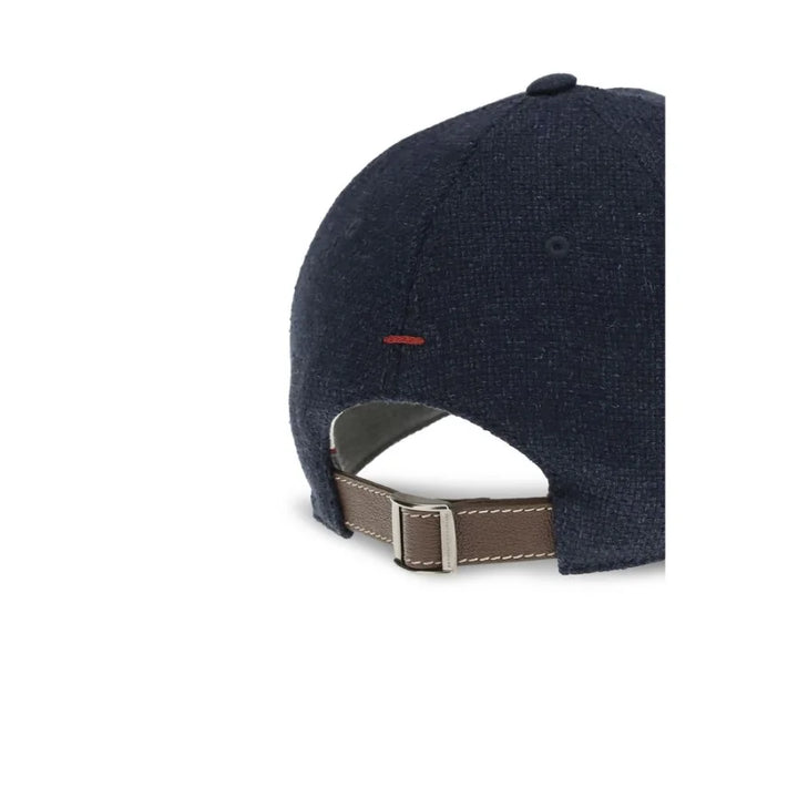 Brunello Cucinelli Blue Silk Cap (Baseball Hat)