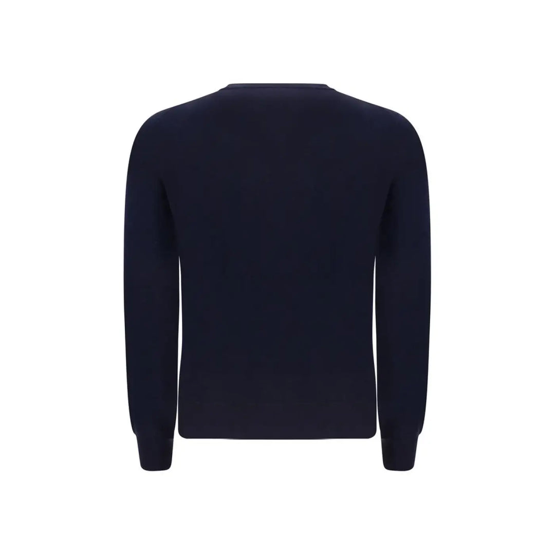 Brunello Cucinelli Blue Wool Oves Aries Sweatshirt