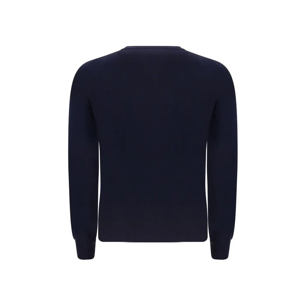 Brunello Cucinelli Blue Wool Oves Aries Sweatshirt