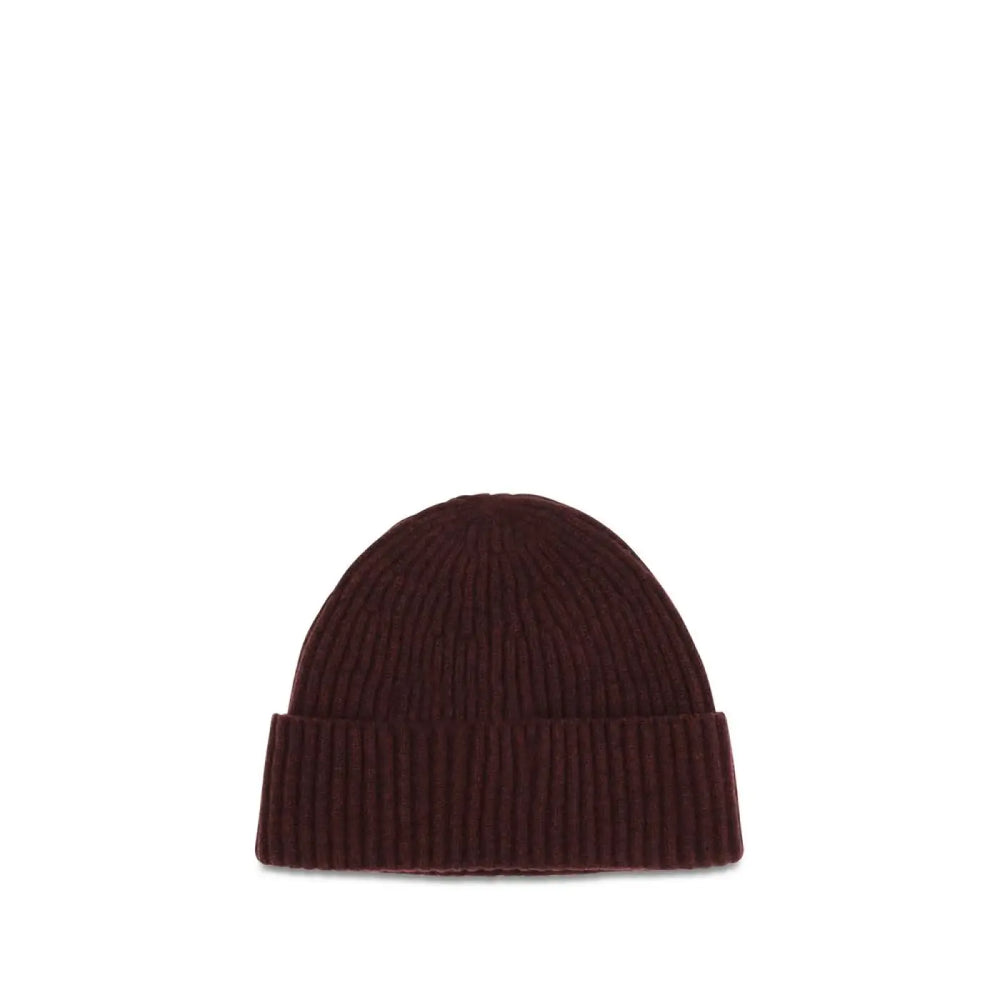 Brunello Cucinelli Bordeaux Cashmere Beanie