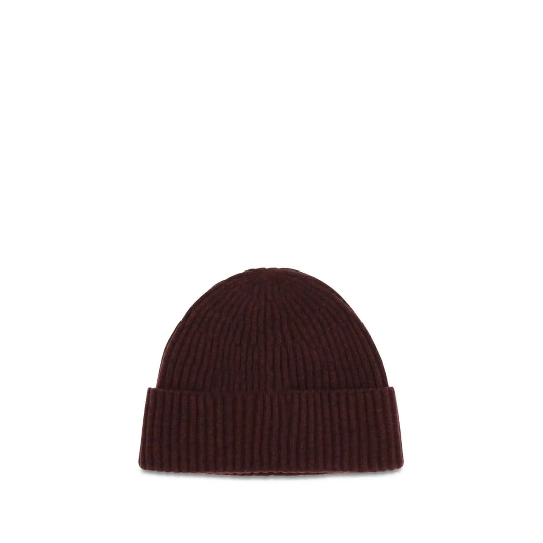 Brunello Cucinelli Bordeaux Cashmere Beanie