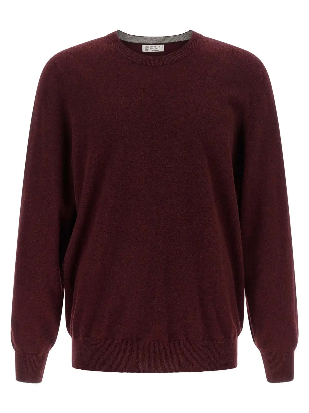 Brunello Cucinelli Bordeaux Cashmere Cardigan