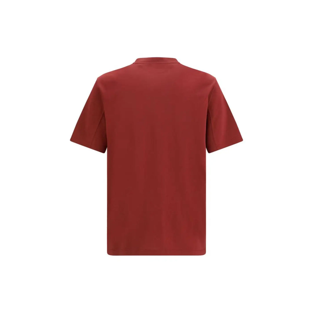 Brunello Cucinelli Bordeaux Cotton T-shirt