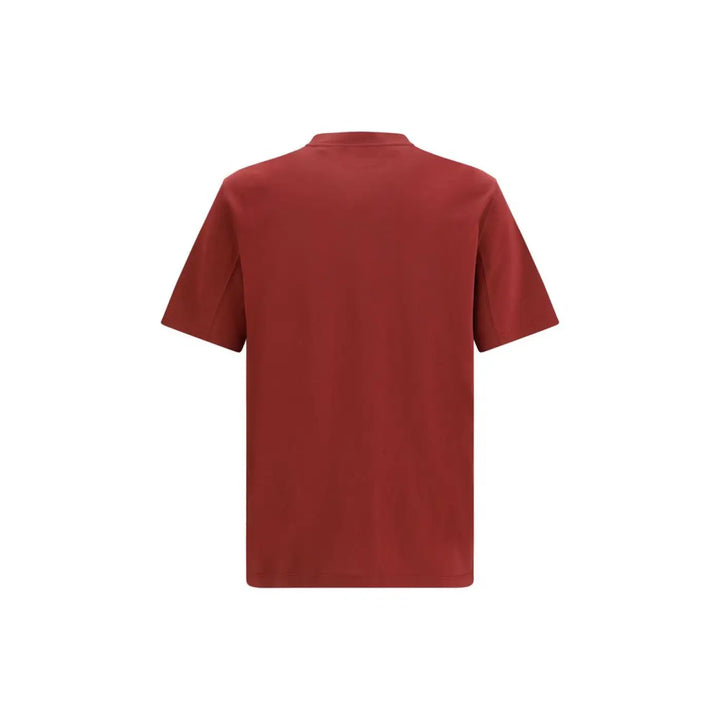 Brunello Cucinelli Bordeaux Cotton T-shirt