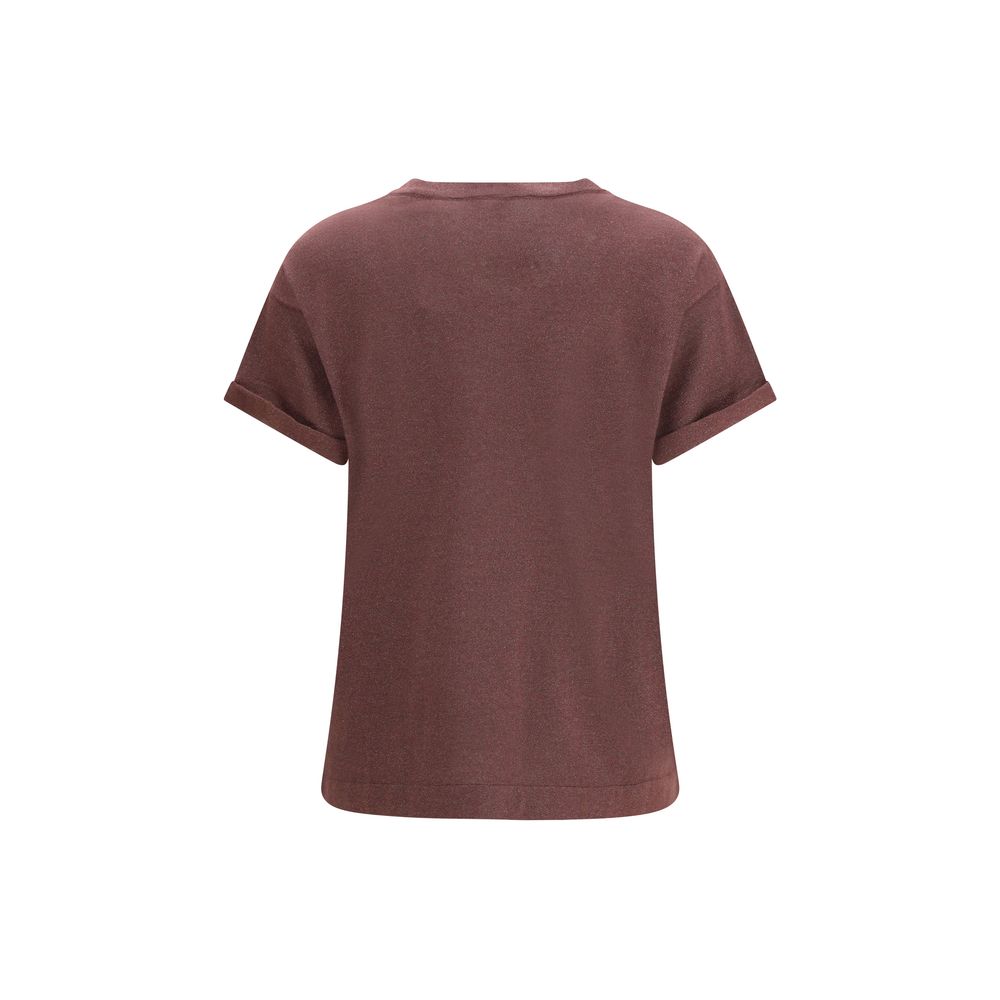 Brunello Cucinelli - Bordeaux Nylon T-Shirt