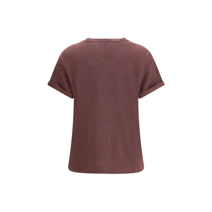 Brunello Cucinelli - Bordeaux Nylon T-Shirt