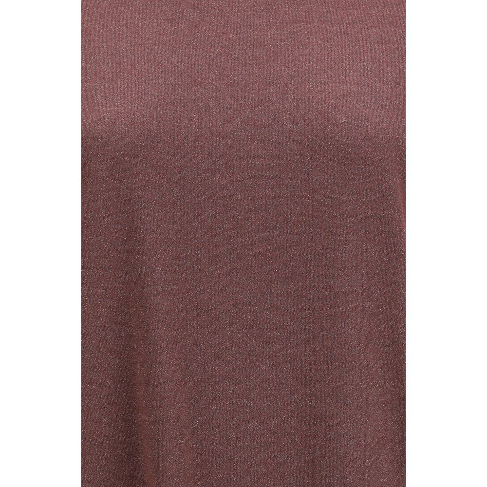 Brunello Cucinelli - Bordeaux Nylon T-Shirt