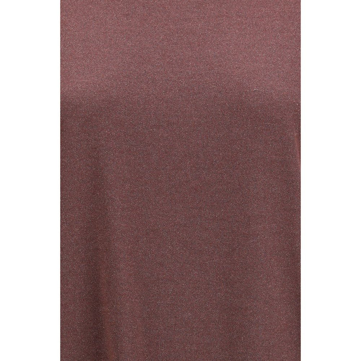 Brunello Cucinelli - Bordeaux Nylon T-Shirt