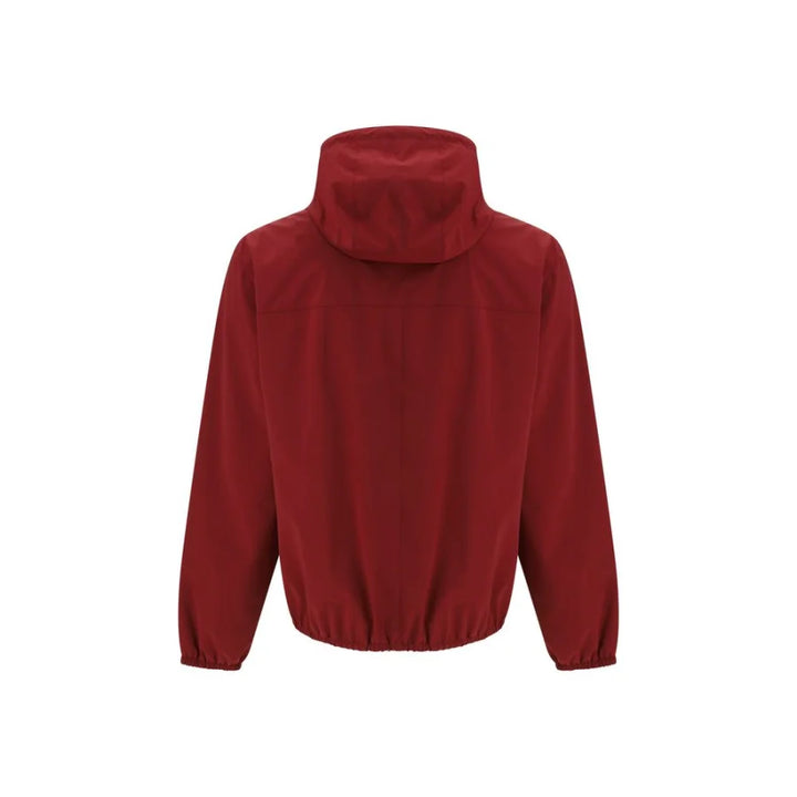 Brunello Cucinelli Bordeaux Polyamide Shell Jacket