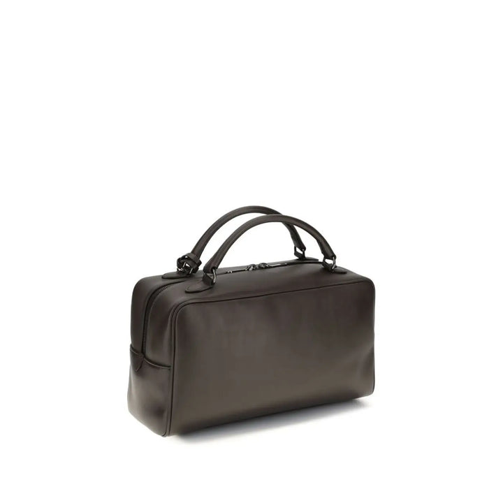 Brunello Cucinelli Brown Calf Leather Bos Taurus Handbag