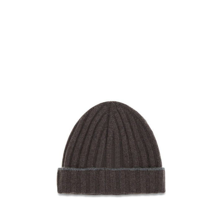 Brunello Cucinelli Brown Cashmere Beanie