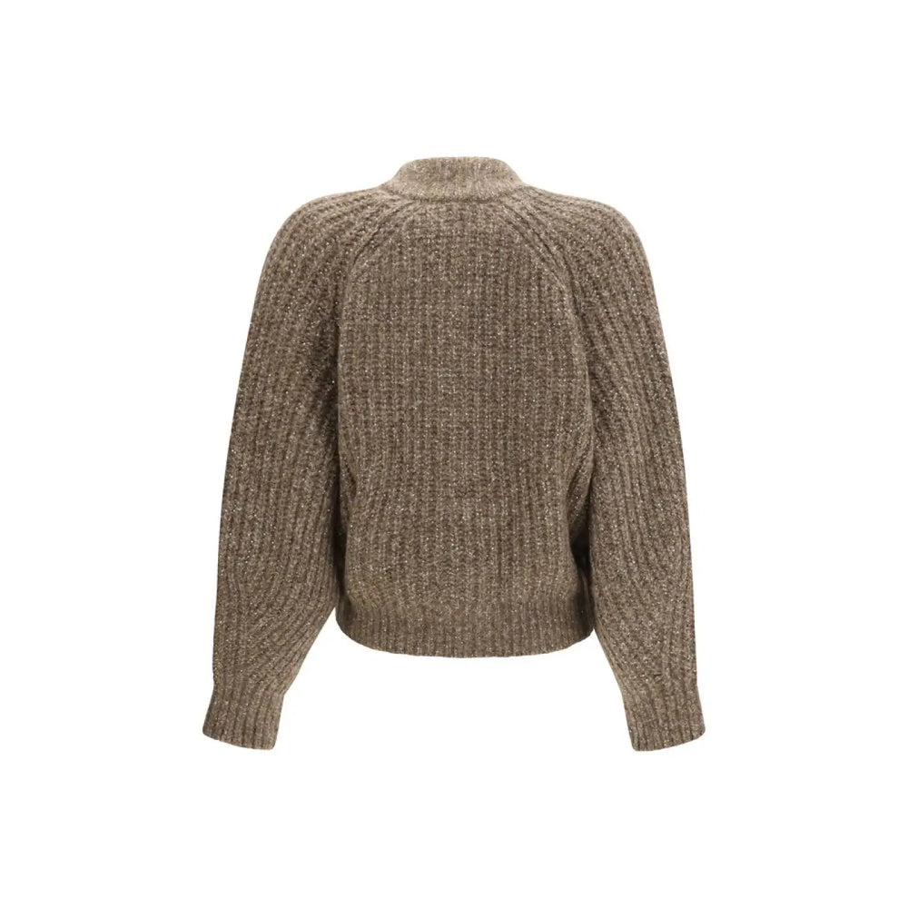 Brunello Cucinelli Brown Cashmere Cardigan