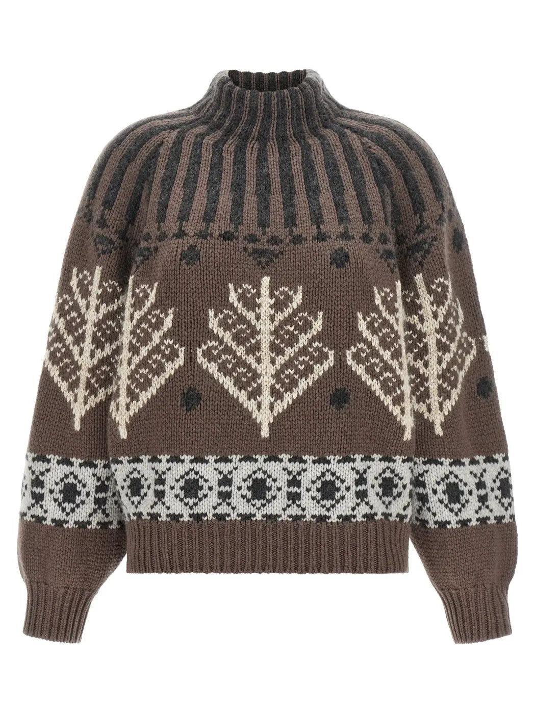 Brunello Cucinelli Brown Cashmere Cardigan