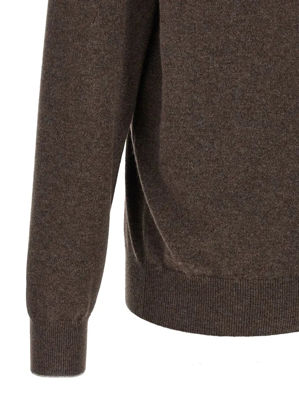 Brunello Cucinelli Brown Cashmere Cardigan