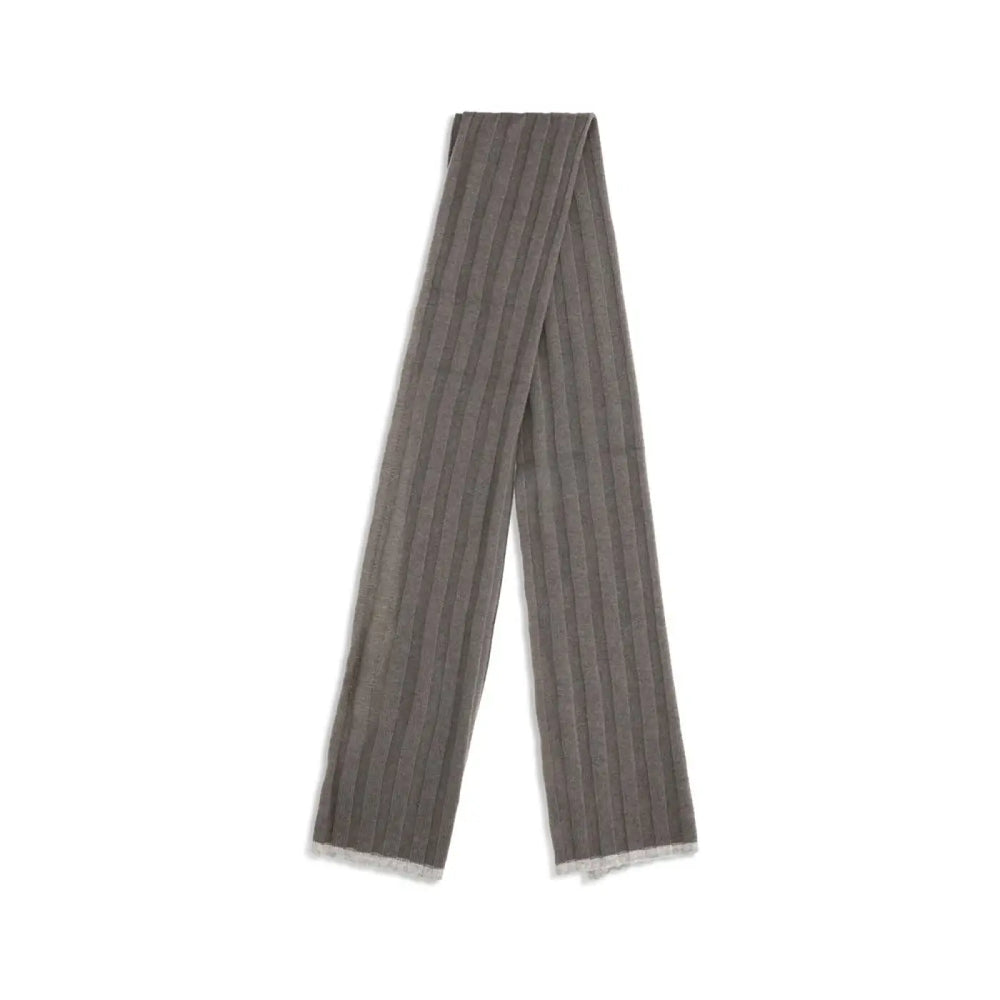 Brunello Cucinelli Brown Cashmere Scarf