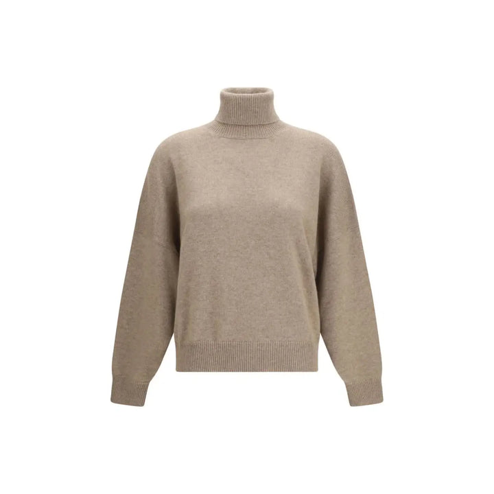Brunello Cucinelli Brown Cashmere Turtleneck