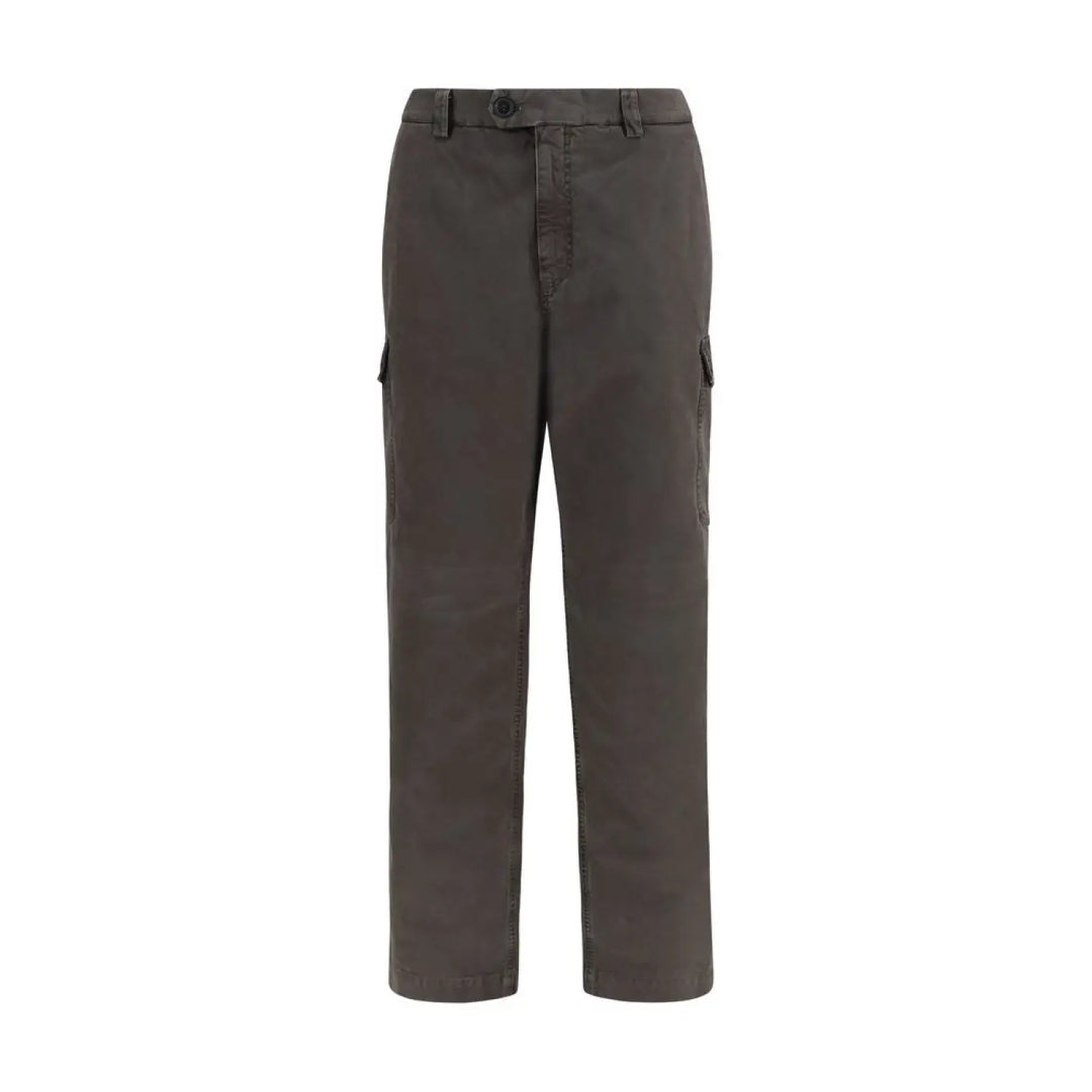 Brunello Cucinelli Brown Cotton Casual Pants