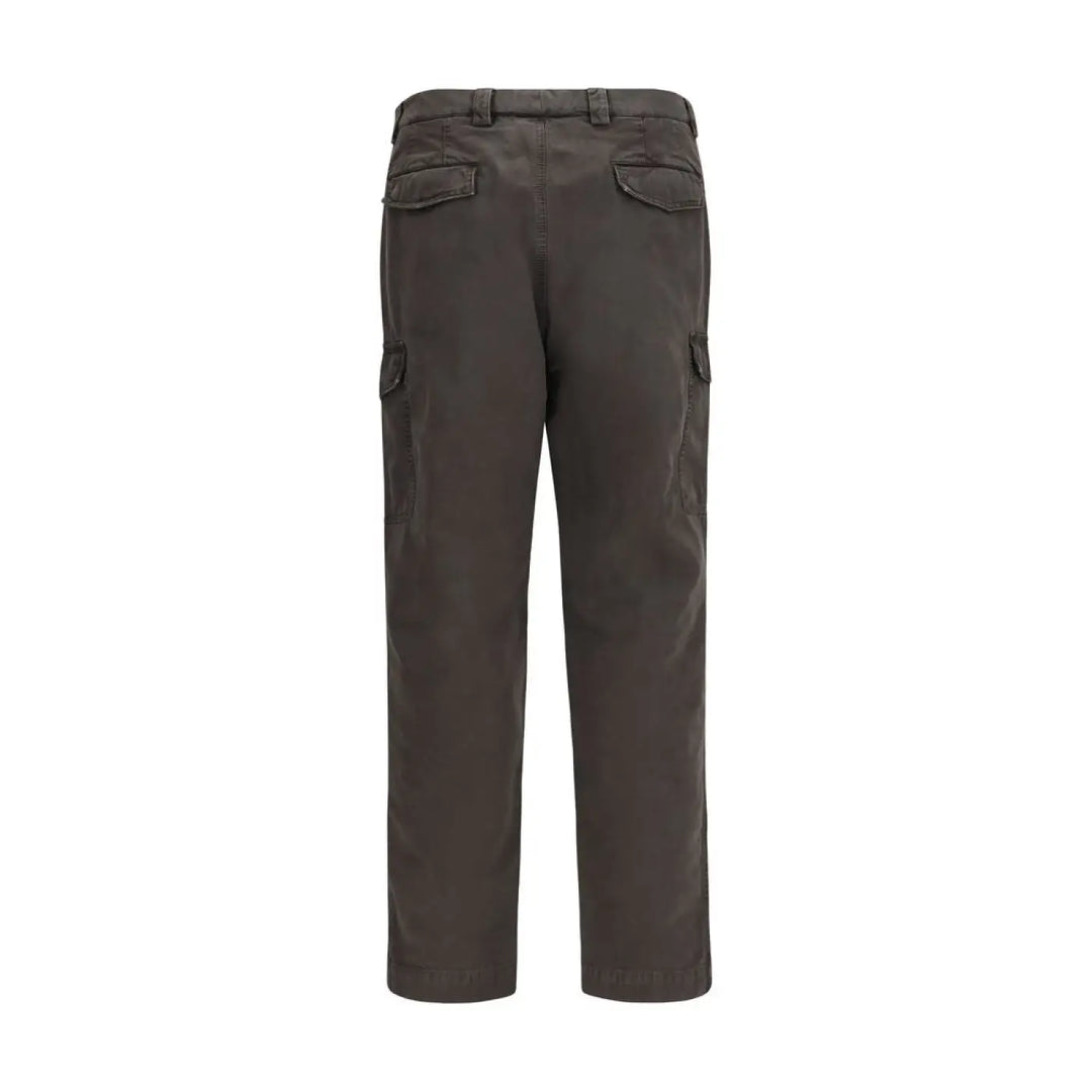 Brunello Cucinelli Brown Cotton Casual Pants
