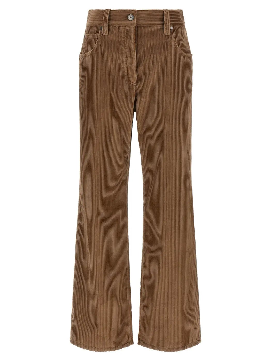 Brunello Cucinelli Brown Cotton Casual Pants