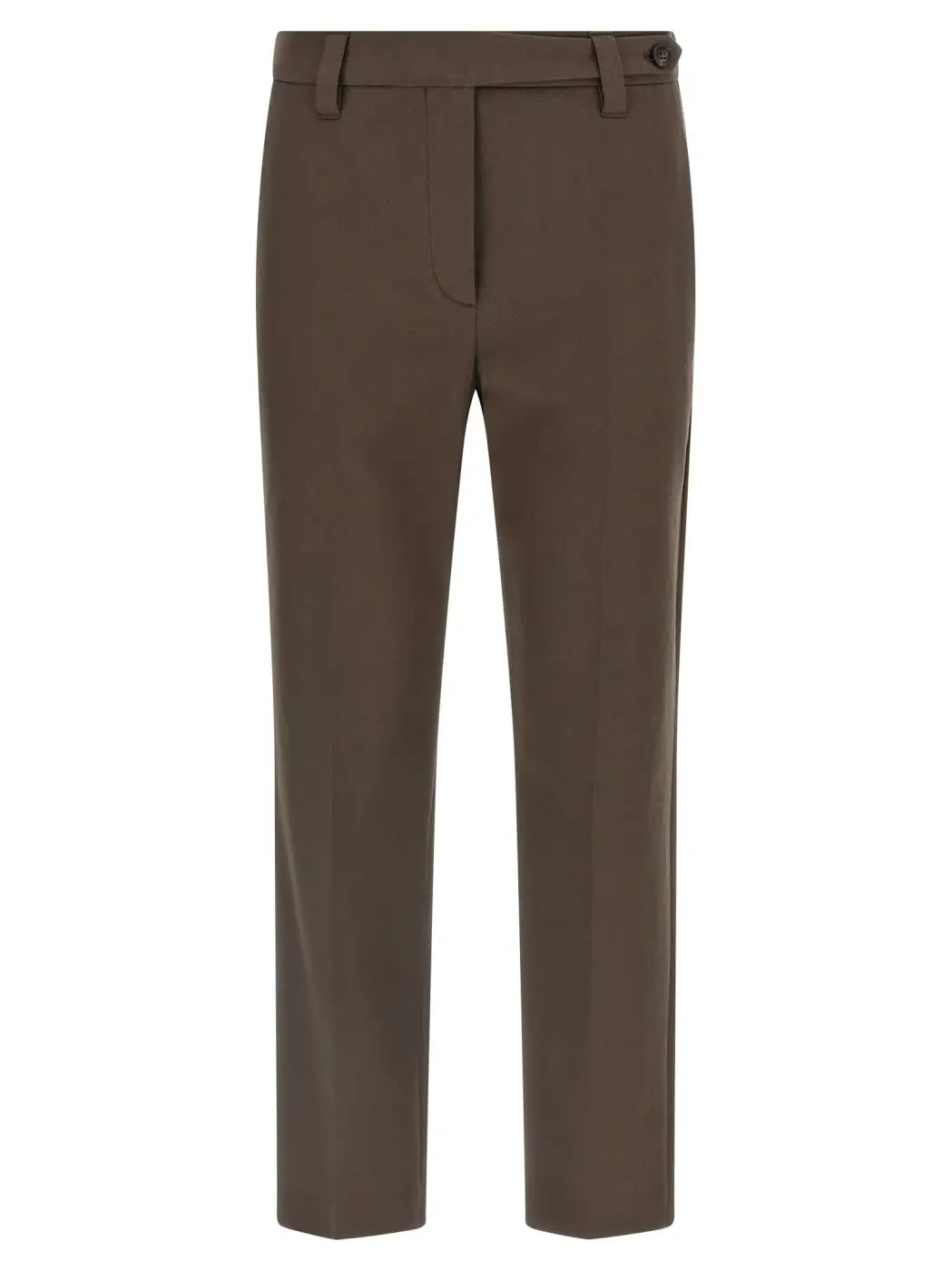 Brunello Cucinelli Brown Cotton Casual Pants