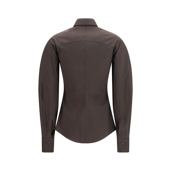 Brunello Cucinelli Shirts - Brown Cotton Dress Shirt