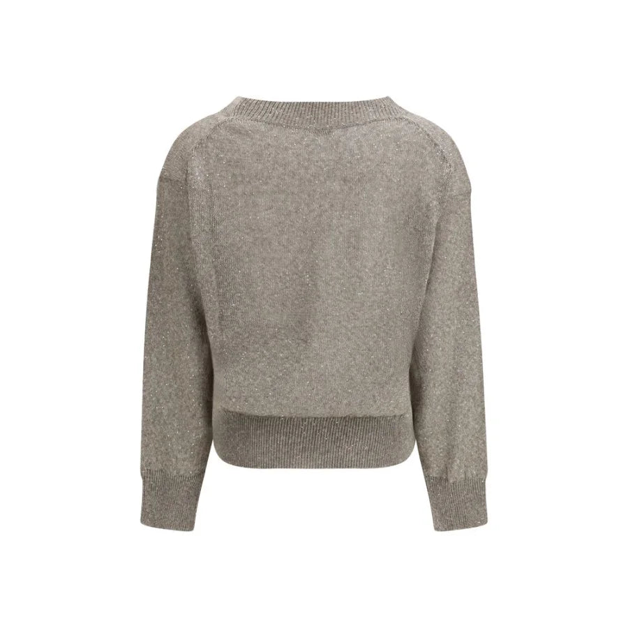 Brunello Cucinelli Brown Linen Sweatshirt