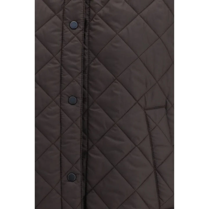 Brunello Cucinelli Brown Nylon Sleveless Jacket