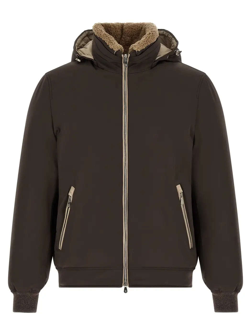 Brunello Cucinelli Brown Polyamide Full-length Jacket