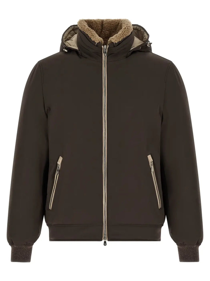 Brunello Cucinelli Brown Polyamide Full-length Jacket
