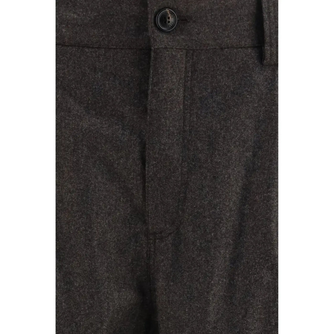Brunello Cucinelli Brown Wool Oves Aries Cargo Pants
