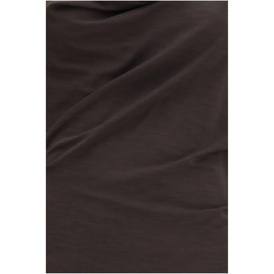 Brunello Cucinelli Brown Wool Oves Aries Casual Dress